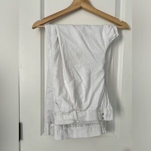 Abercrombie & Fitch Sloane tailored linen-blend trousers